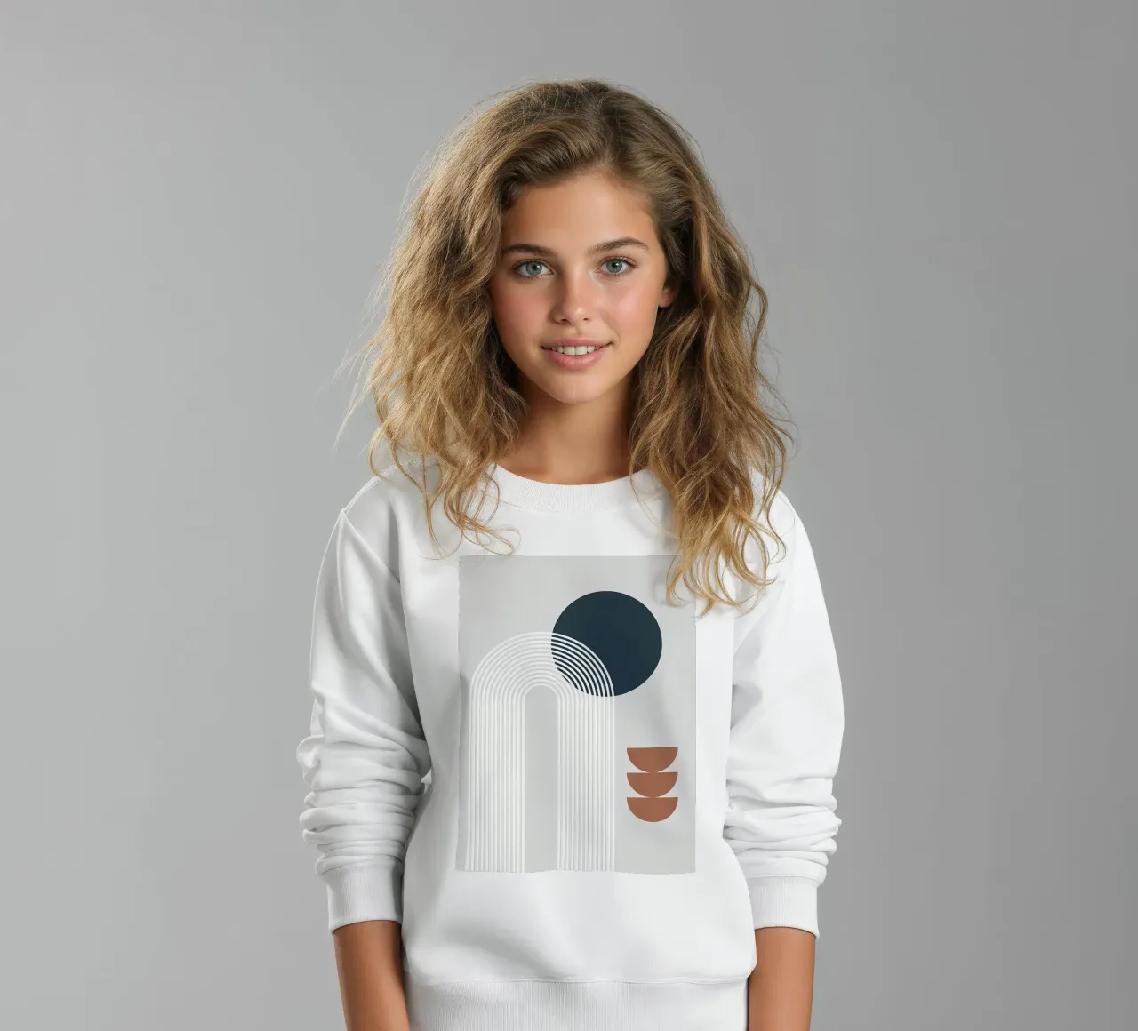 Minimalista felpa bambino da stewar