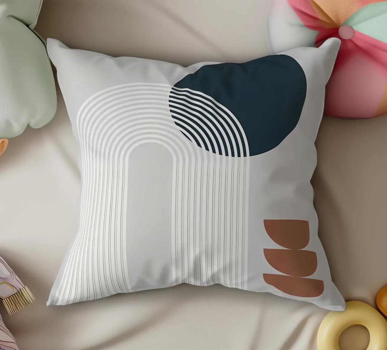 Minimalista cuscino da stewar