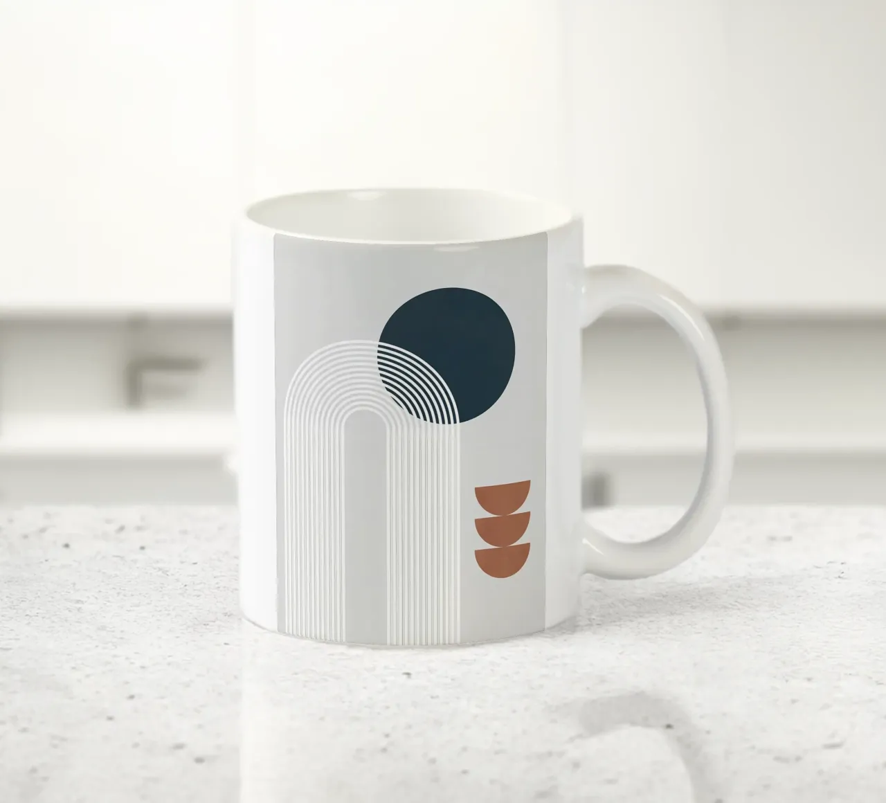 Minimalista tazza in ceramica da stewar