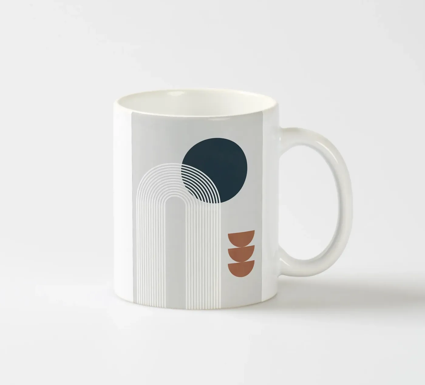 Minimalist ceramic mug by stewar