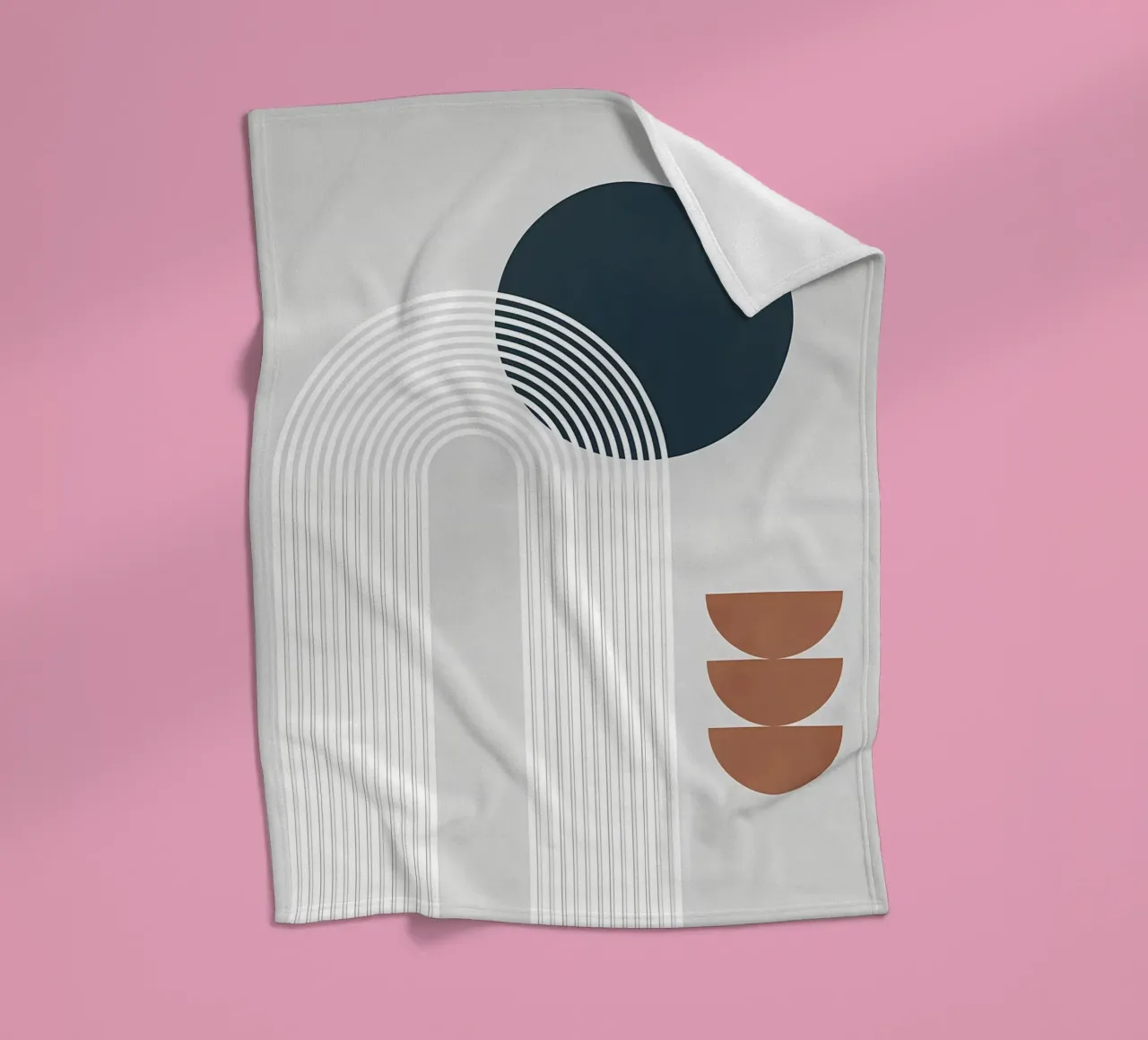 Minimalista coperta in pile da stewar