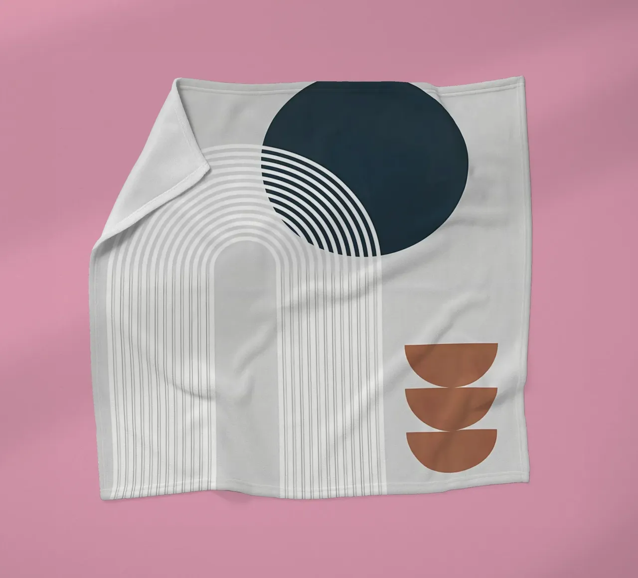 Minimalista coperta in pile da stewar