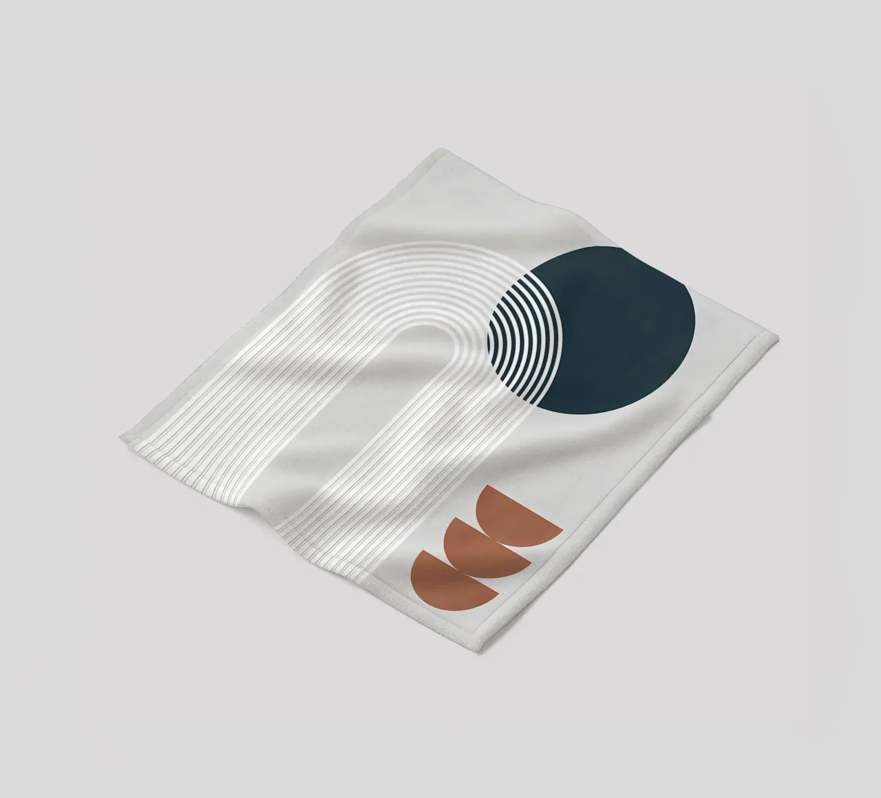 Minimalista coperta in pile da stewar