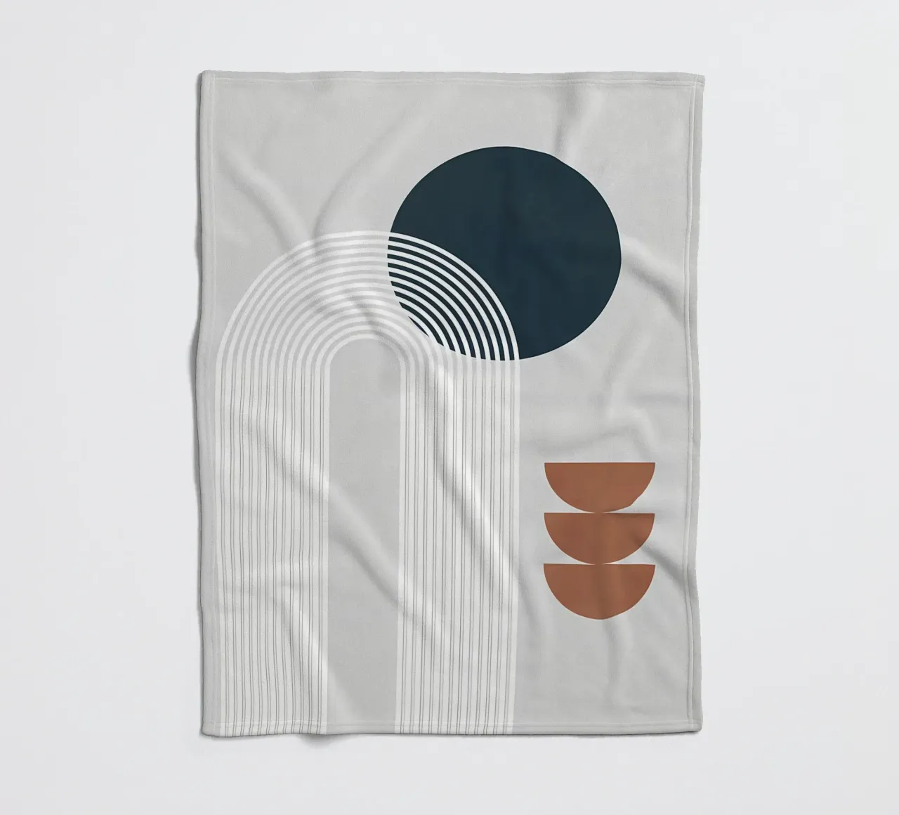Minimalista coperta in pile da stewar