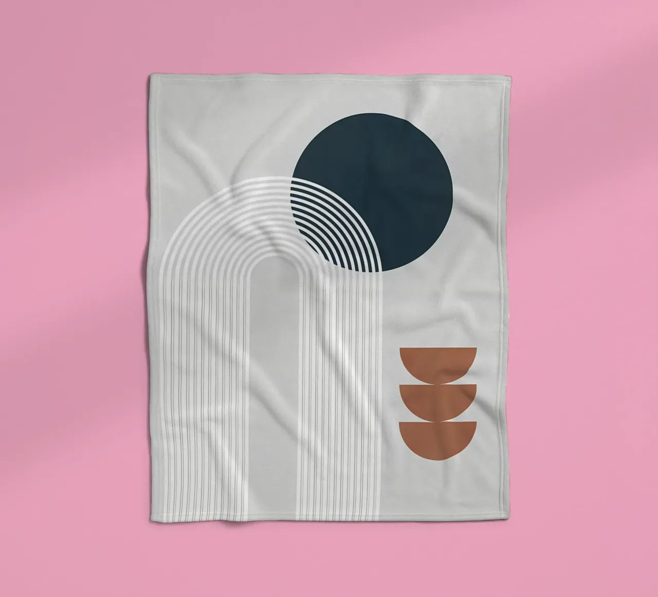Minimalista coperta in pile da stewar