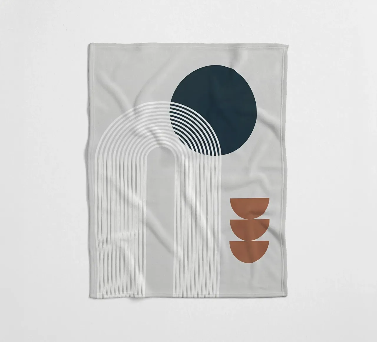 Minimalista coperta in pile da stewar