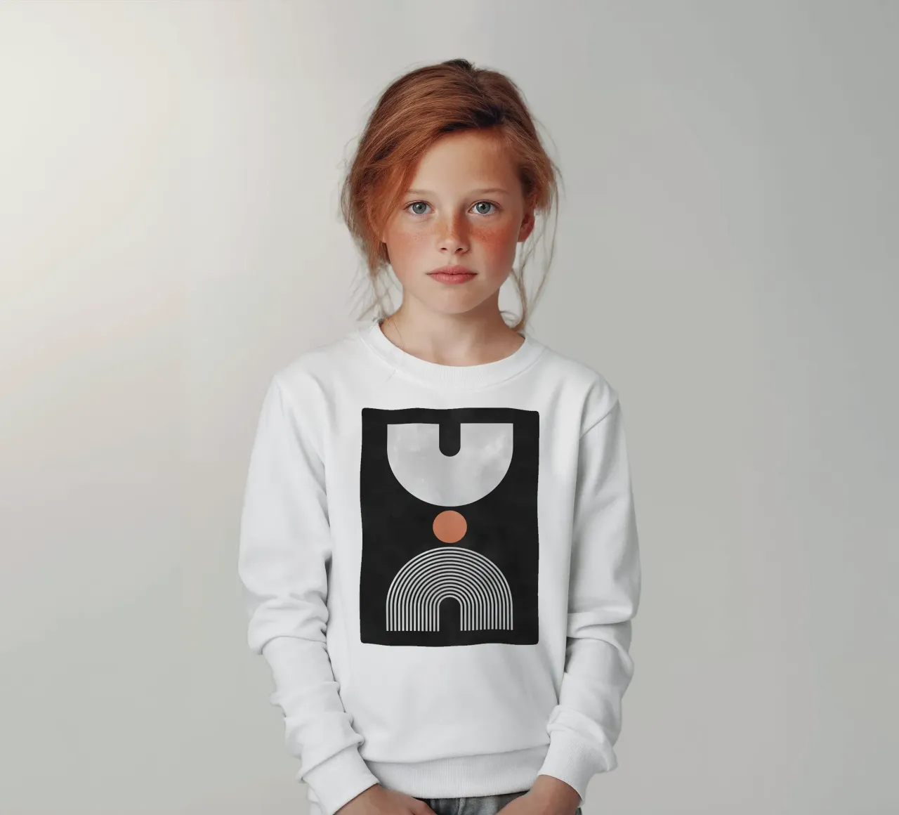 Minimalista felpa bambino da stewar