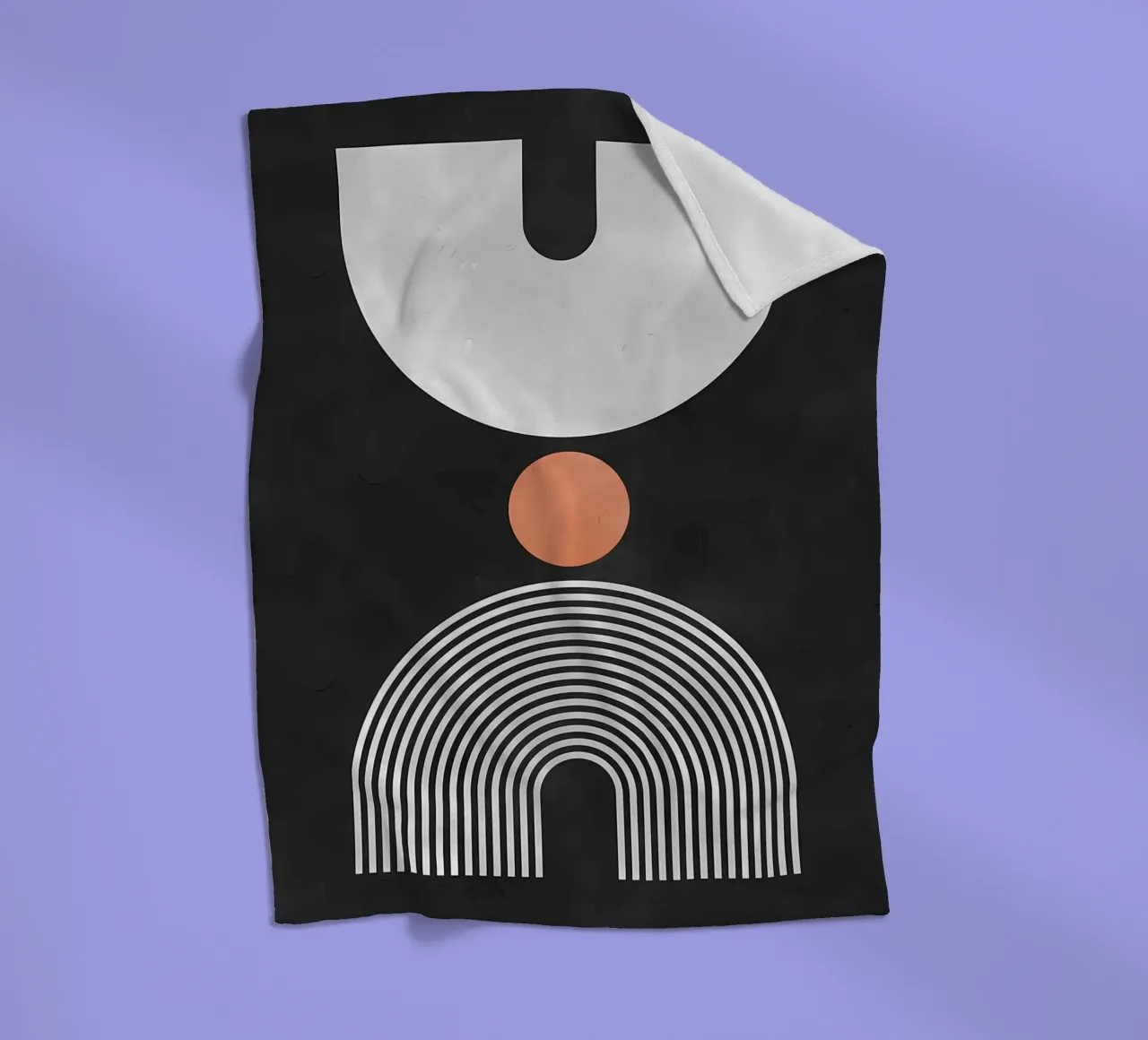 Minimalista coperta in pile da stewar