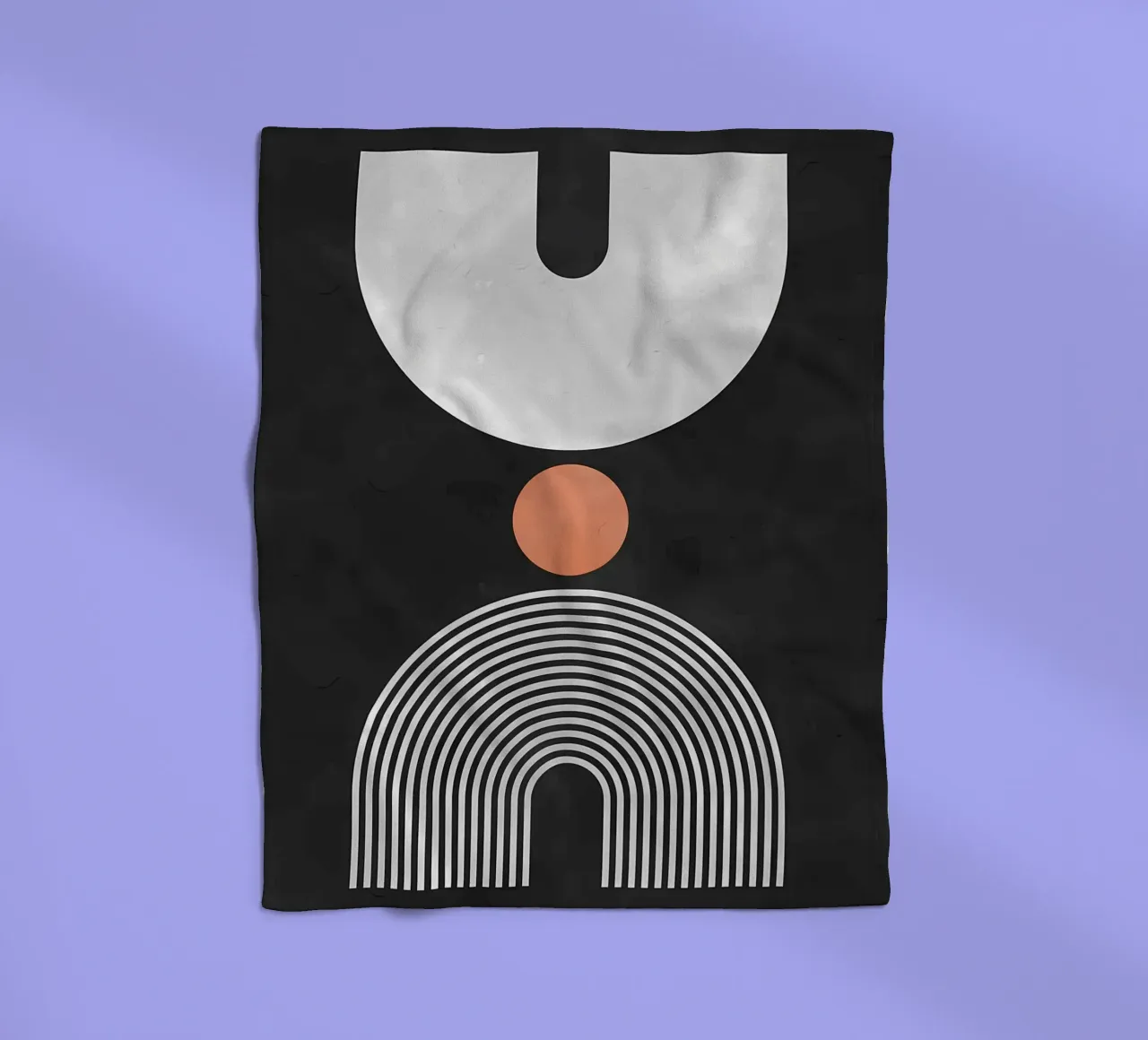 Minimalista coperta in pile da stewar