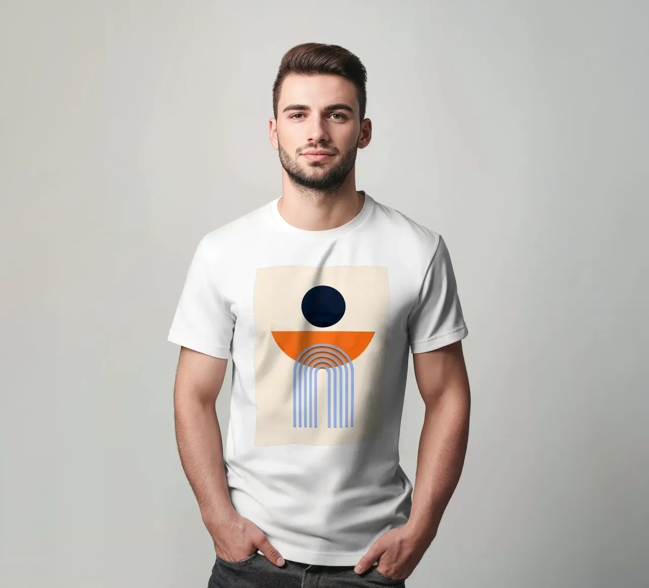 Minimalista t-shirt da stewar