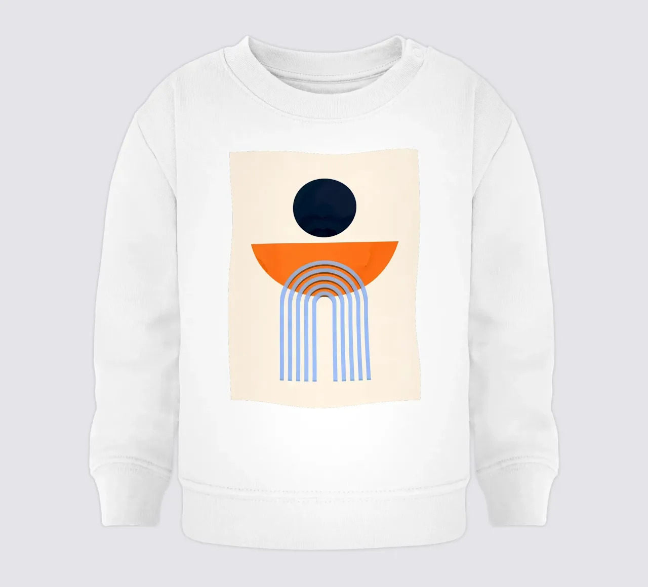 Minimalista felpa neonato da stewar
