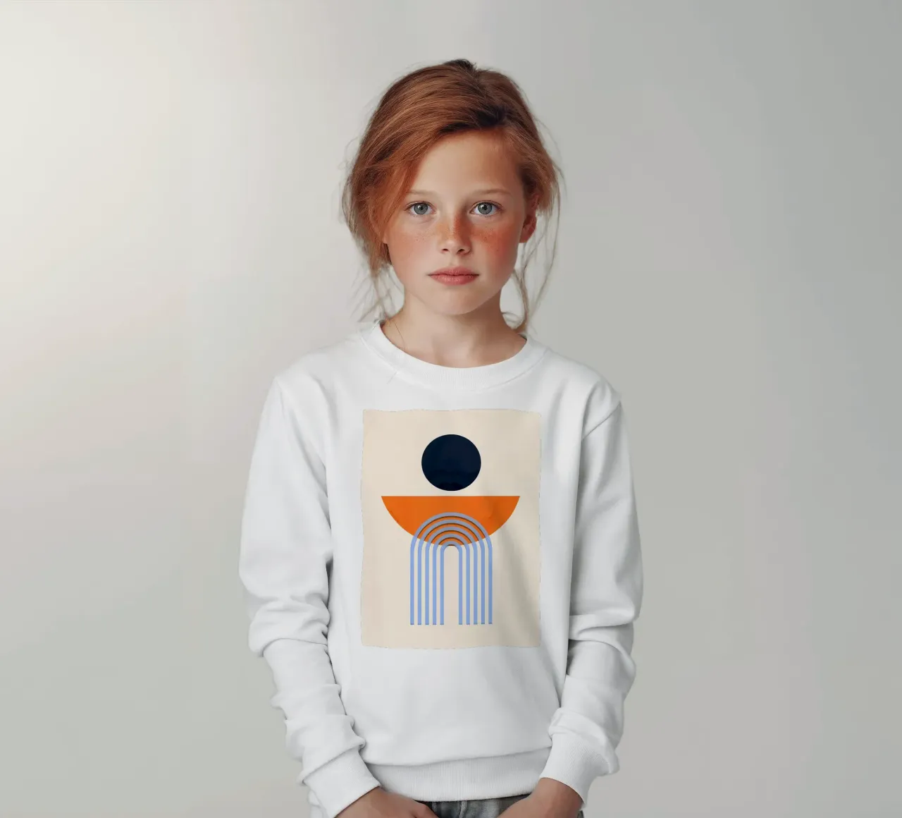 Minimalista felpa bambino da stewar