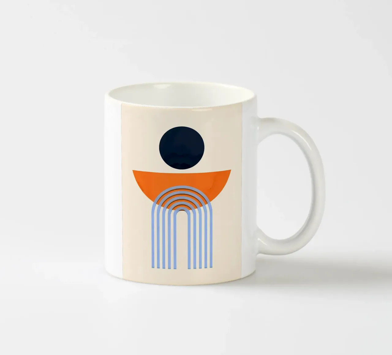 Minimalista tazza in ceramica da stewar