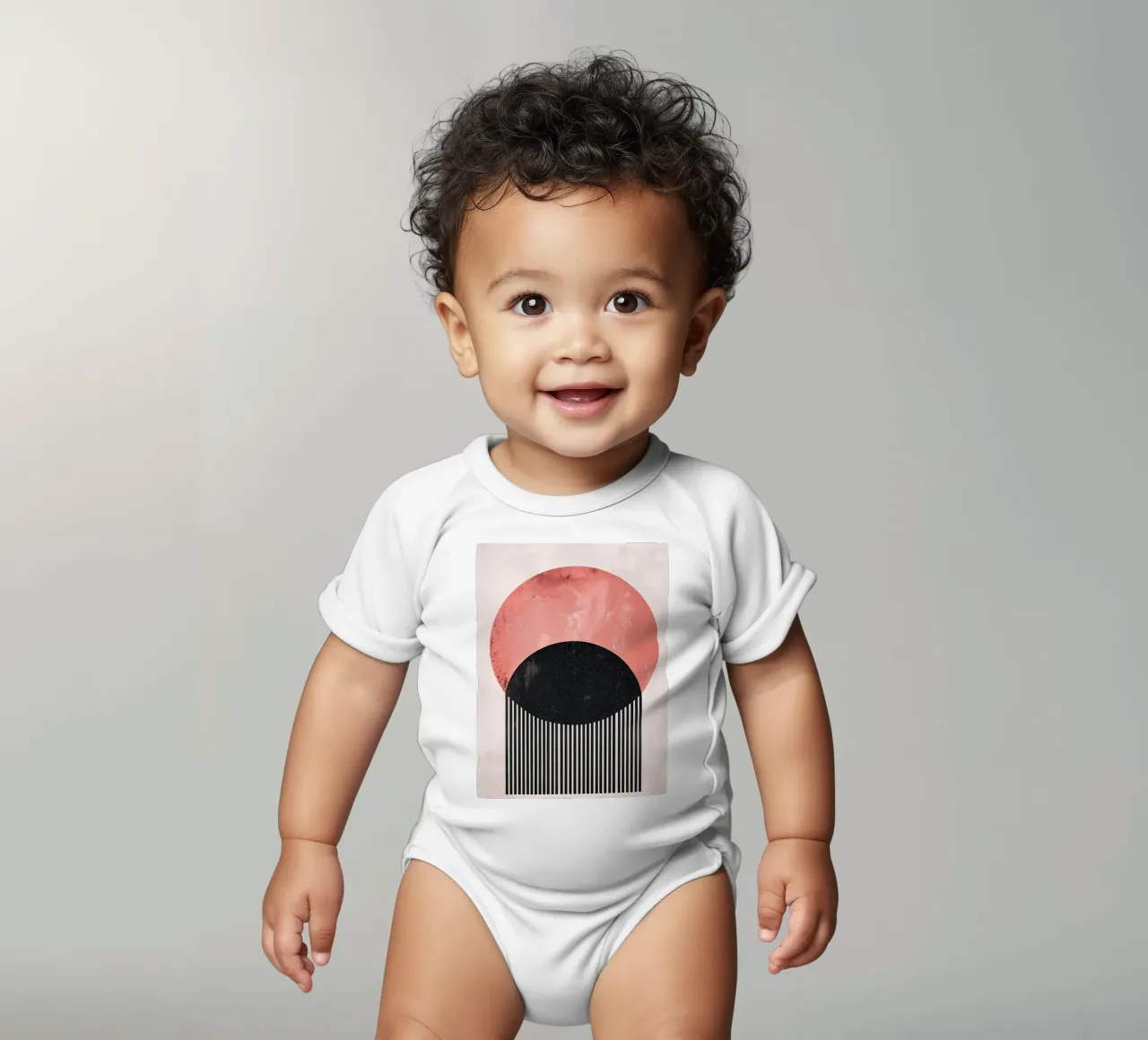 Weinlese Kurzarm Babybody von stewar