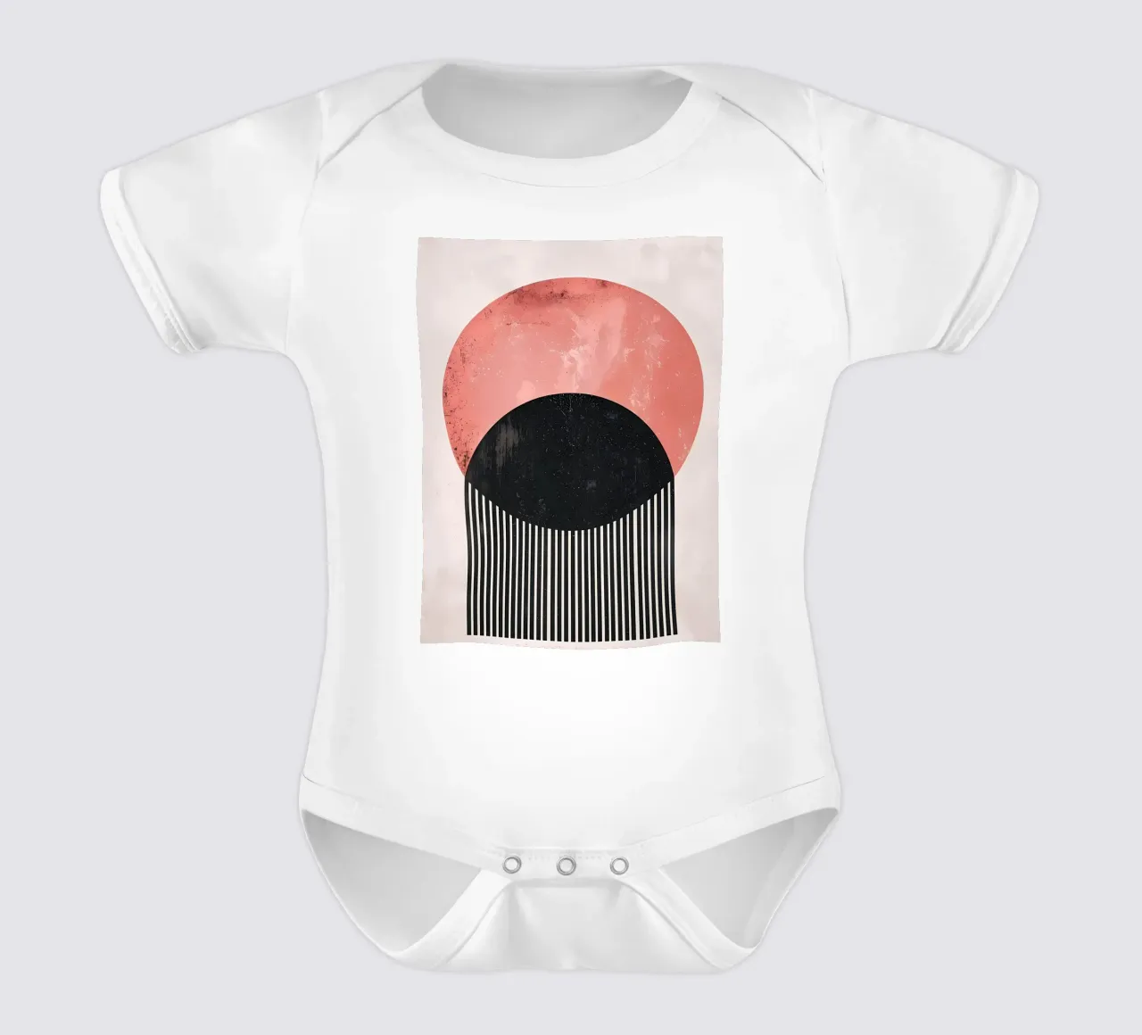 Weinlese Kurzarm Babybody von stewar