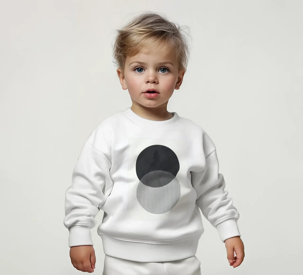 Minimalista felpa neonato da stewar