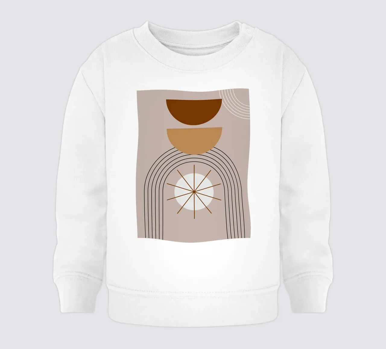 Minimalista felpa neonato da stewar