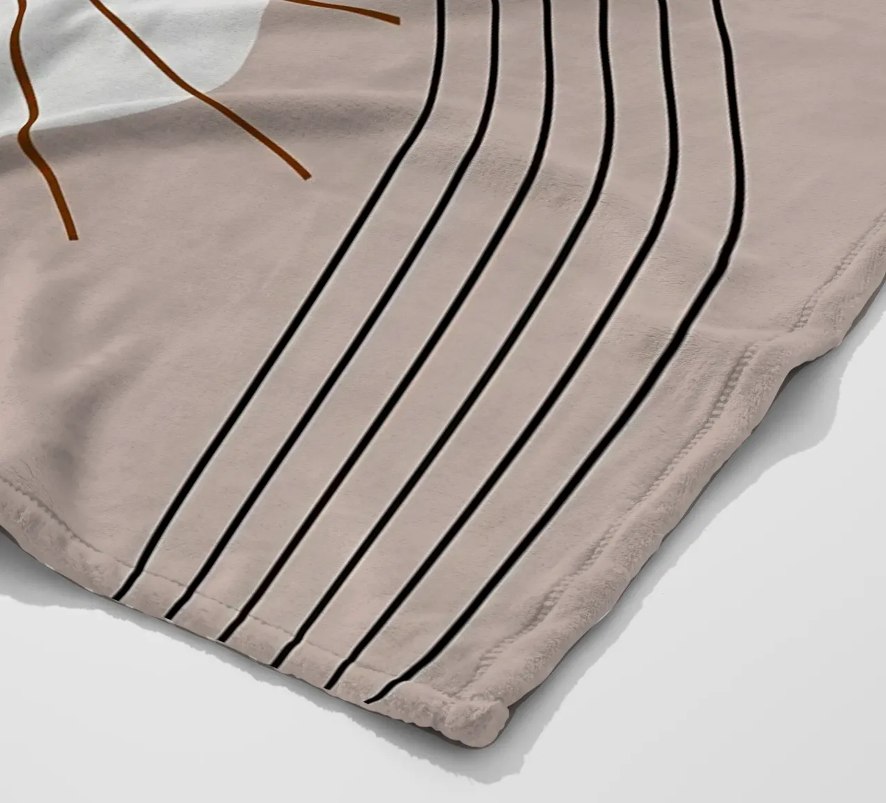 Minimalista coperta in pile da stewar