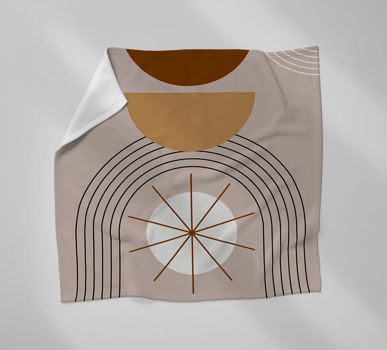 Minimalista coperta in pile da stewar