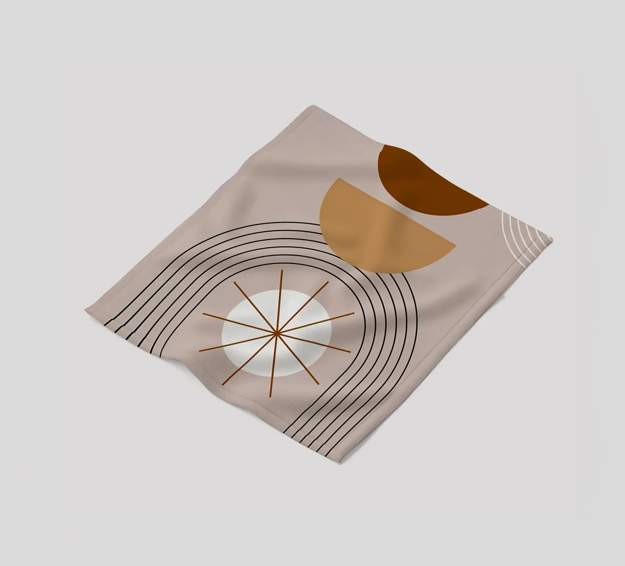 Minimalista coperta in pile da stewar