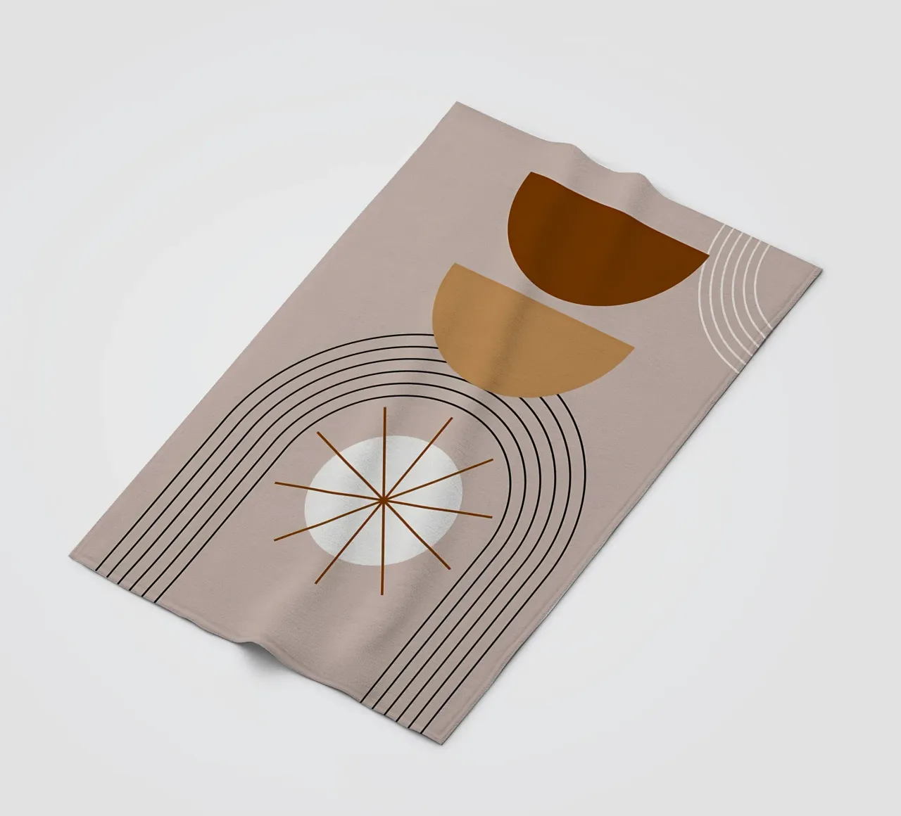 Minimalista coperta in pile da stewar