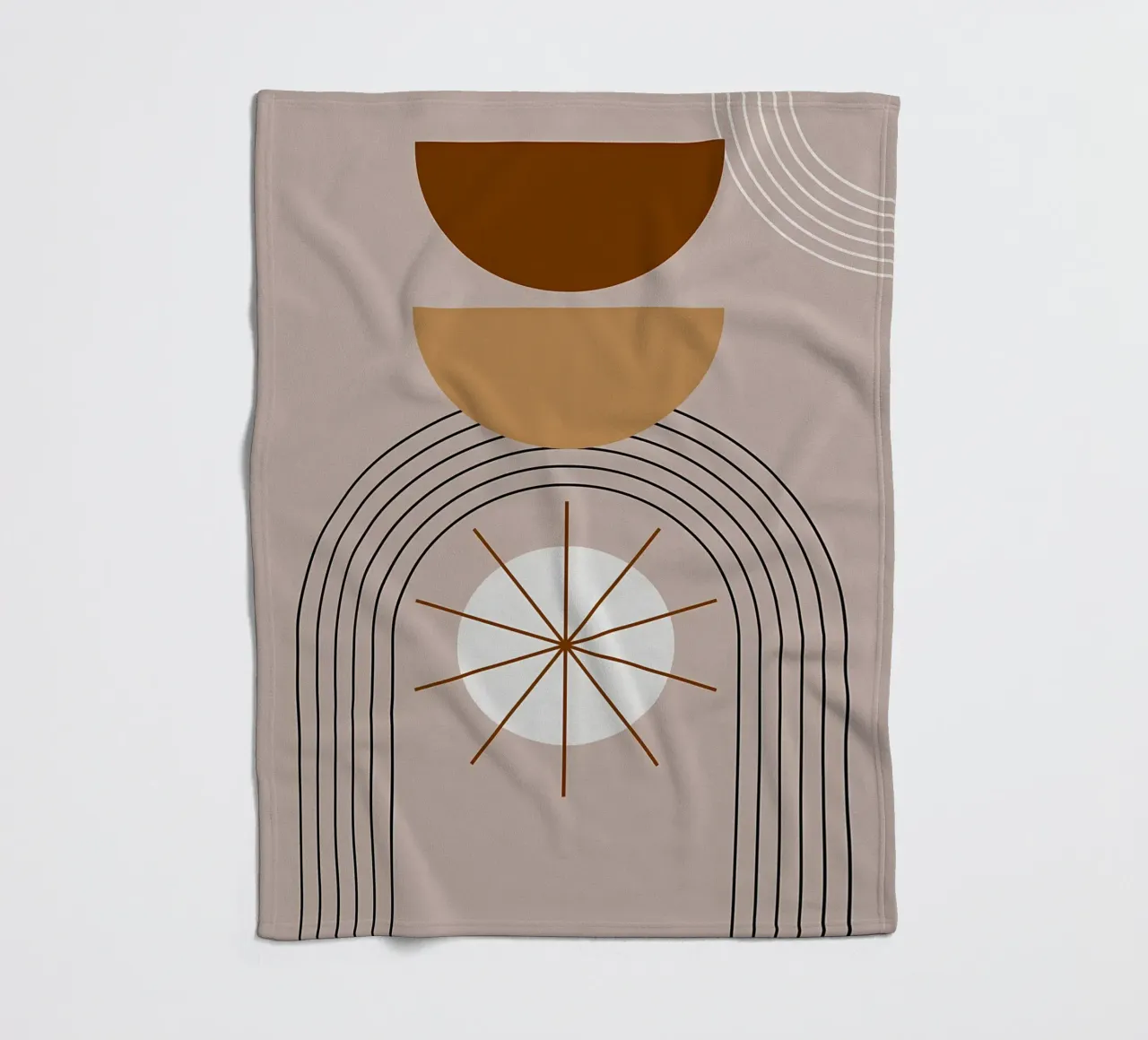 Minimalista coperta in pile da stewar