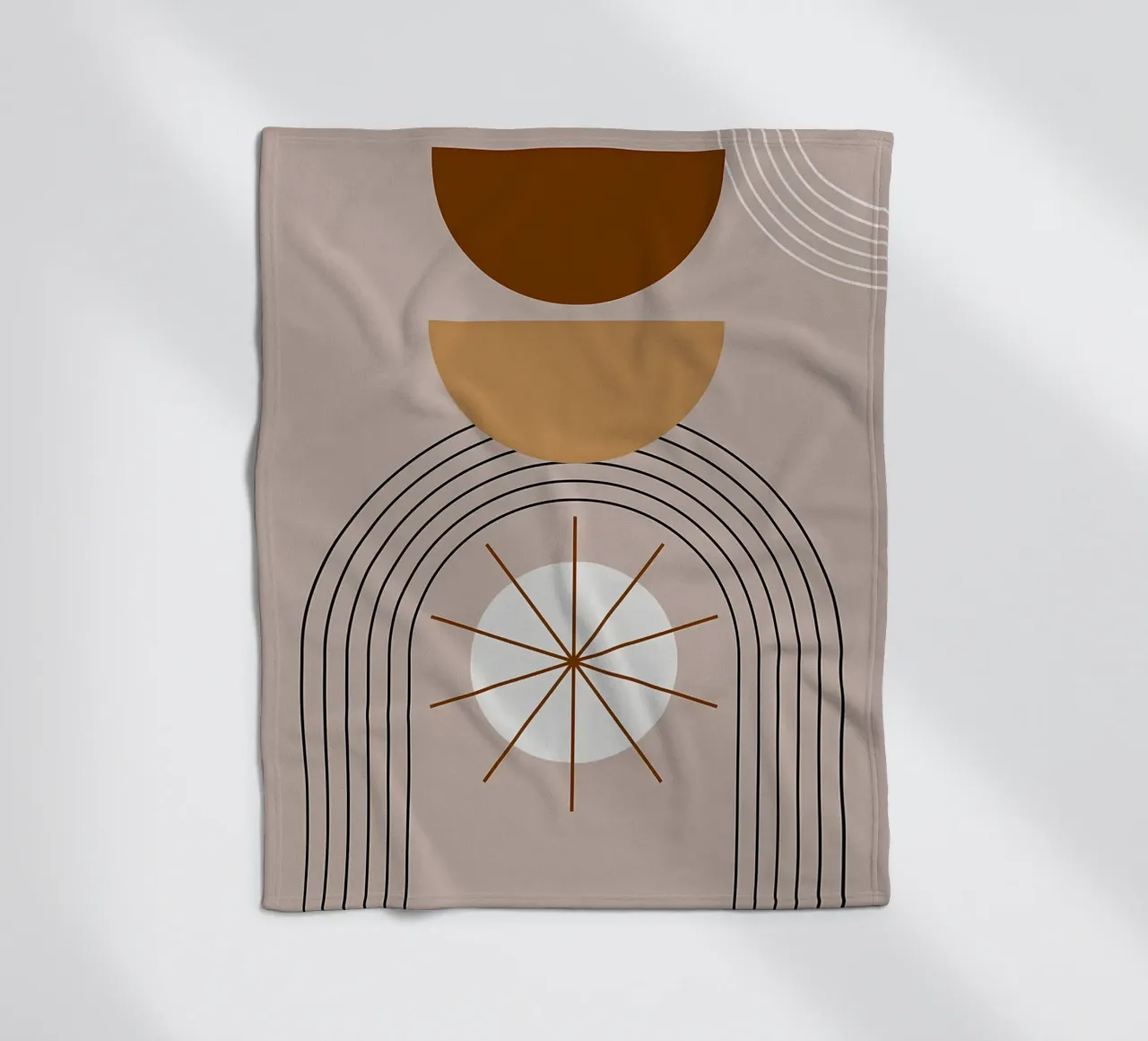 Minimalista coperta in pile da stewar