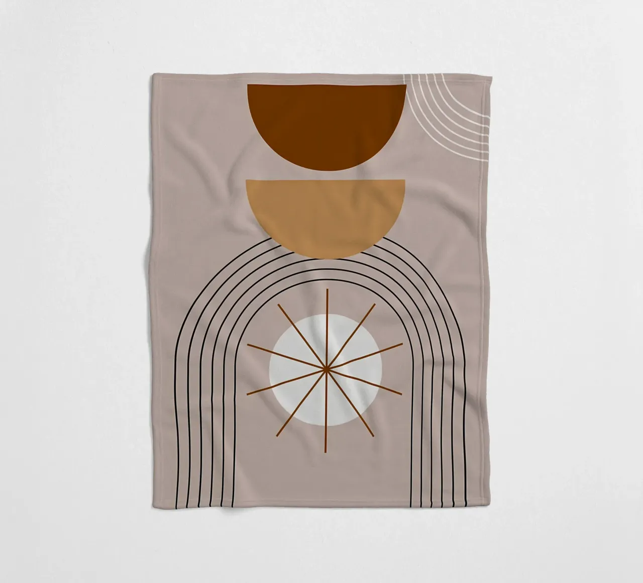 Minimalista coperta in pile da stewar