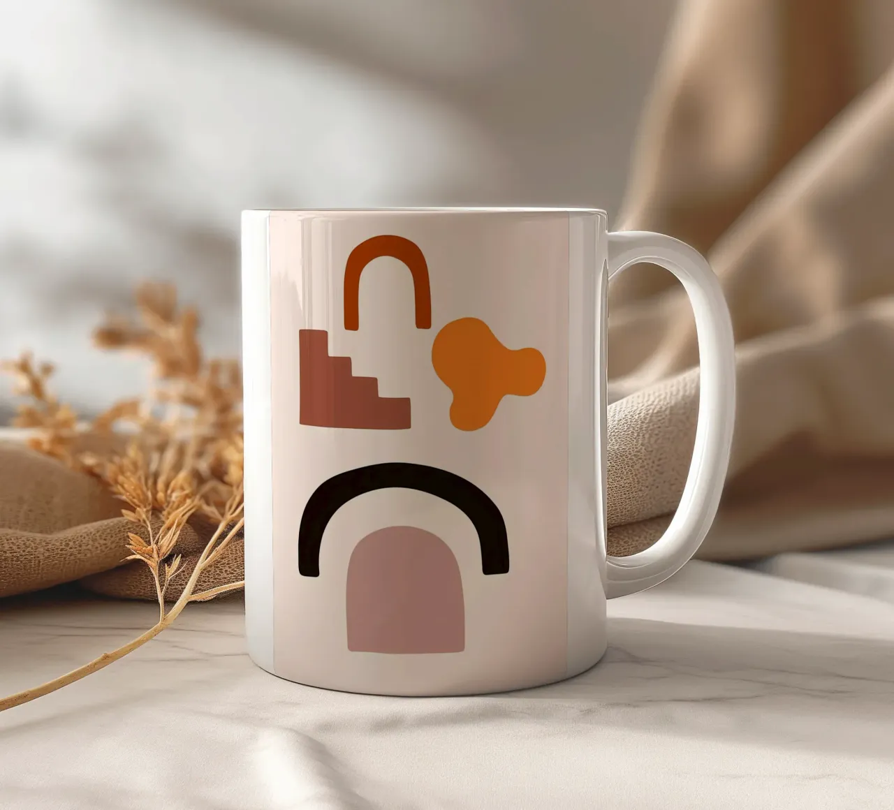 Minimalista tazza in ceramica da stewar
