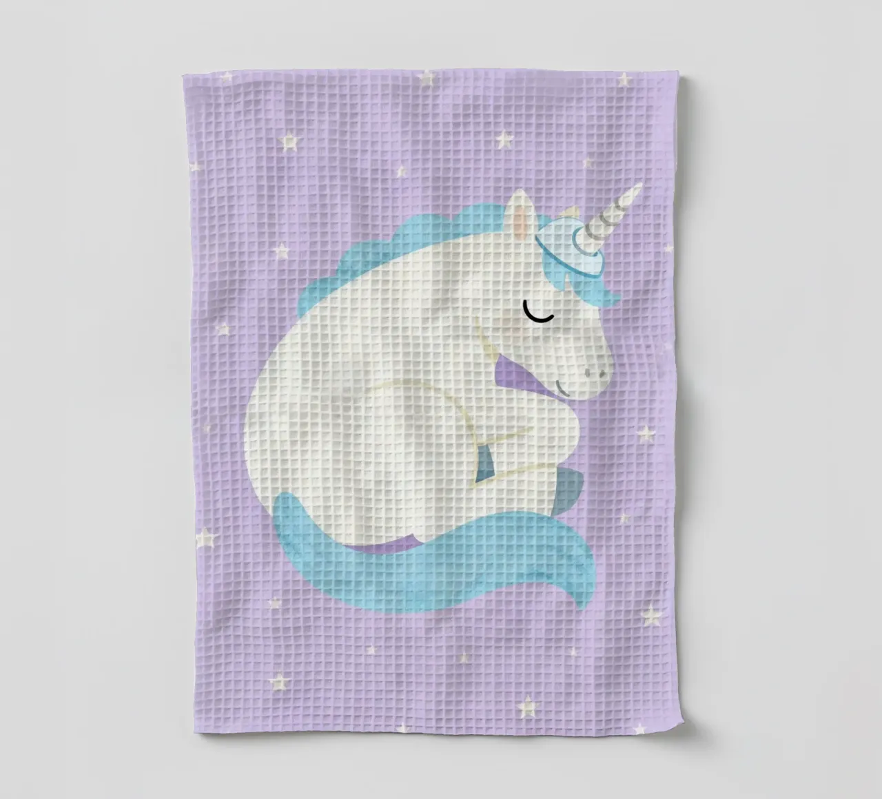 Sleeping Unicorn Under the Stars canovaccio da cucina da EverLuvv Studio