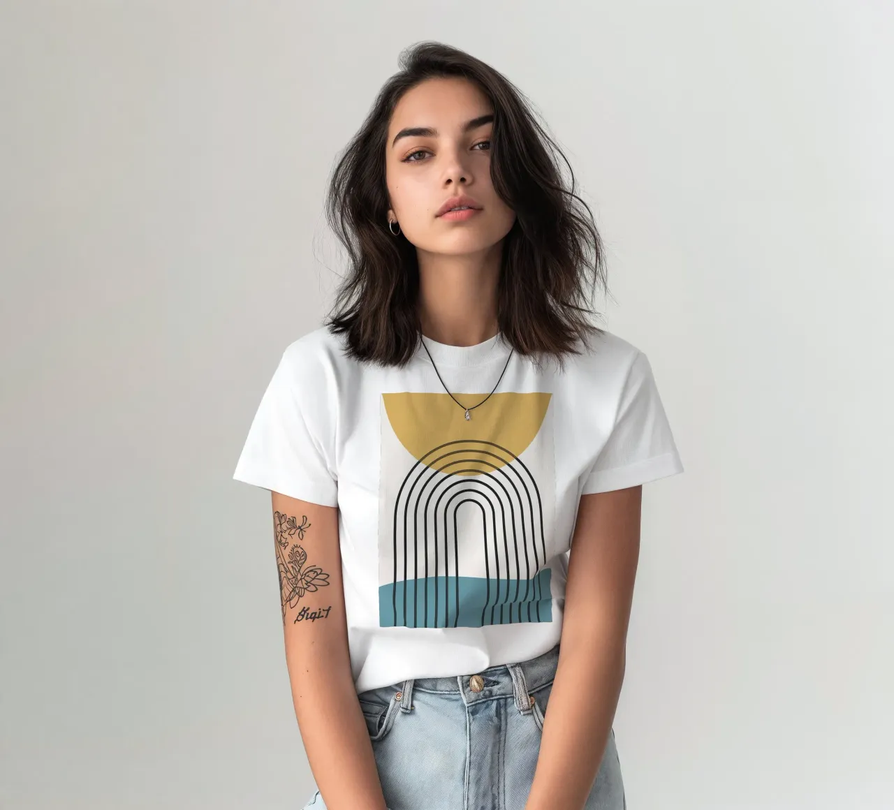 Minimalista t-shirt da stewar