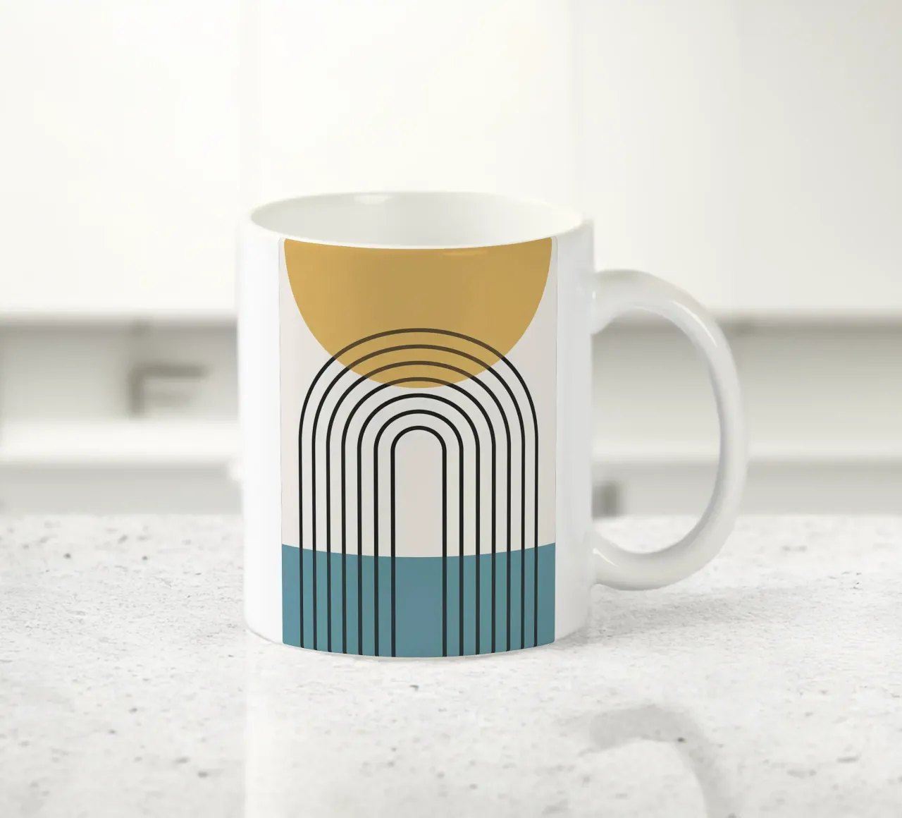 Minimalista tazza in ceramica da stewar