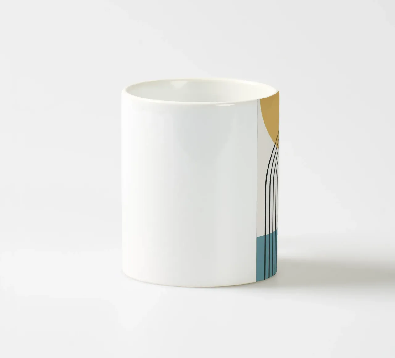 Minimalista tazza in ceramica da stewar