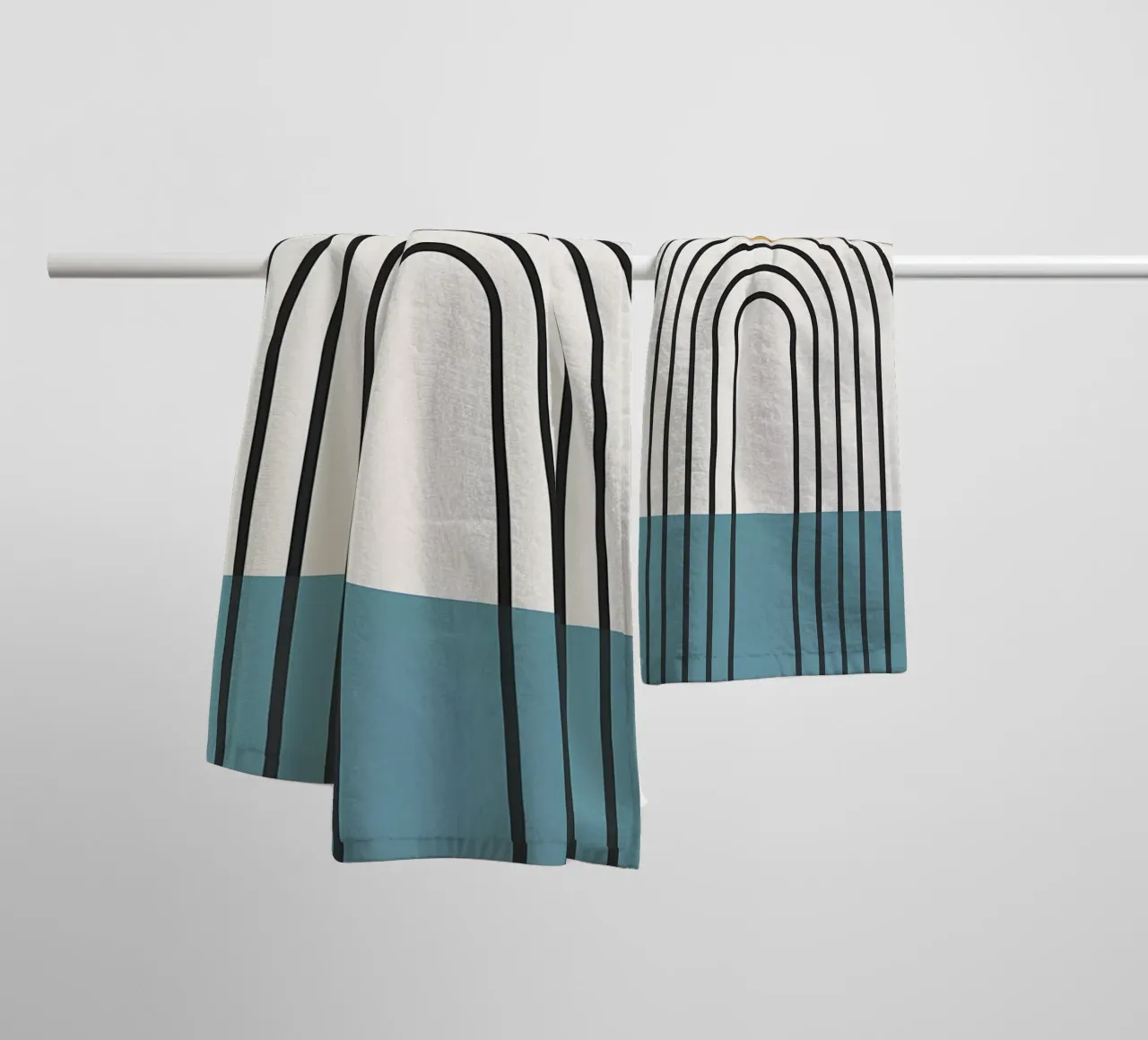 Minimalista asciugamano da bagno da stewar