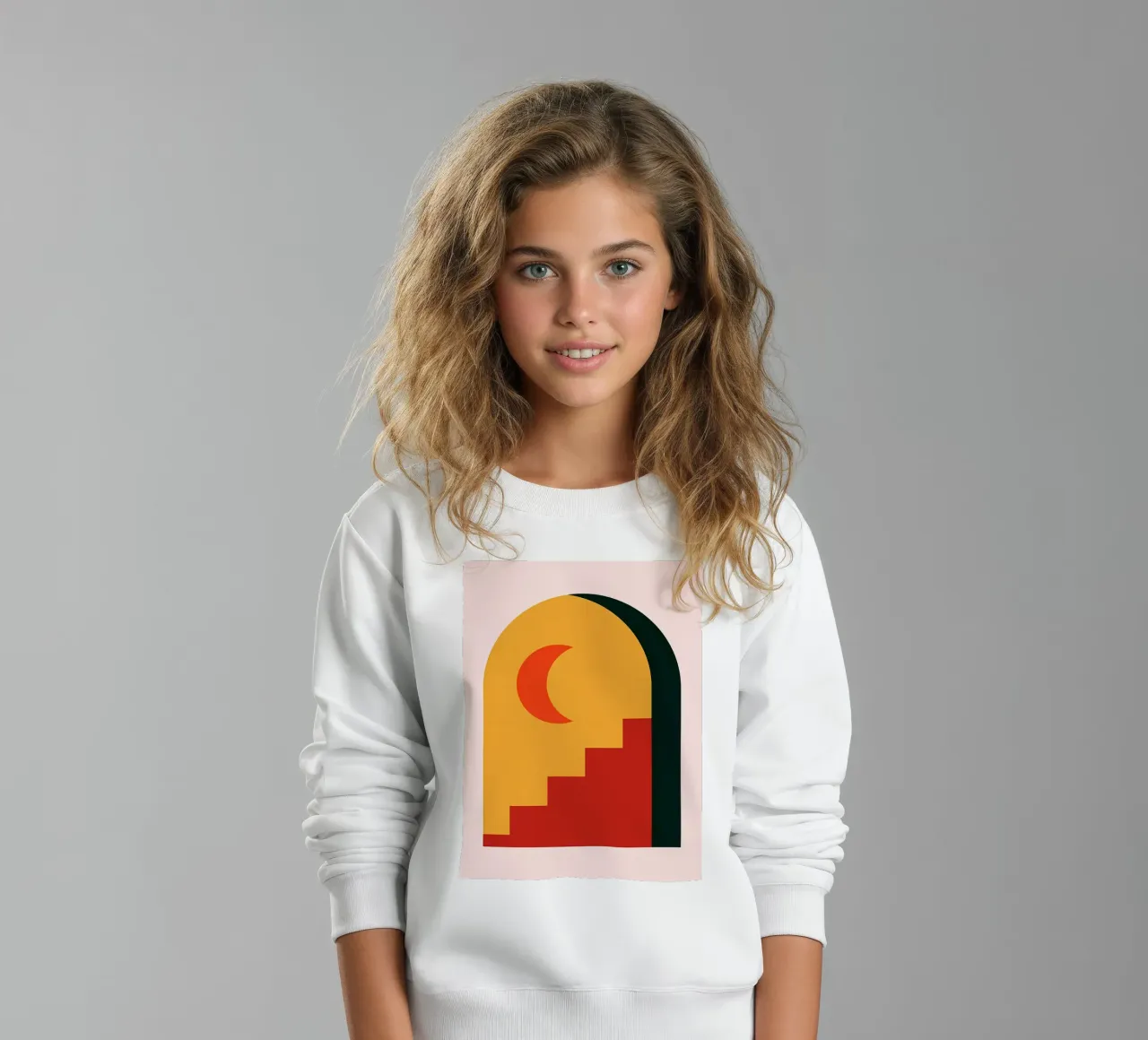 Minimalista felpa bambino da stewar