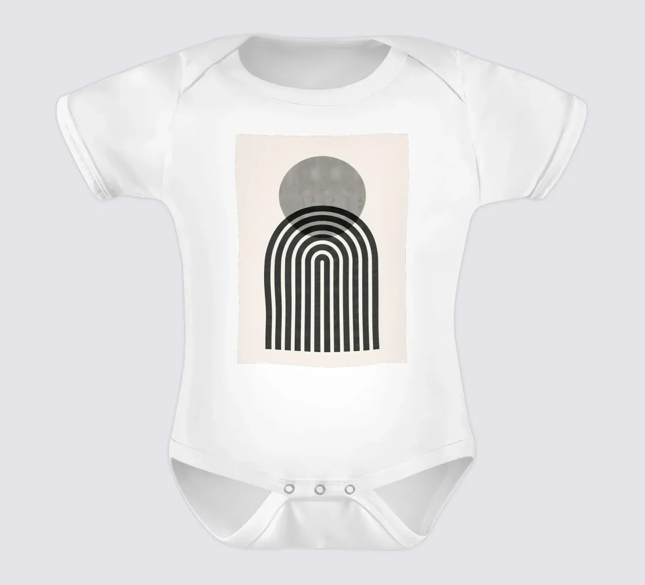 Minimalista body neonato maniche corte da stewar