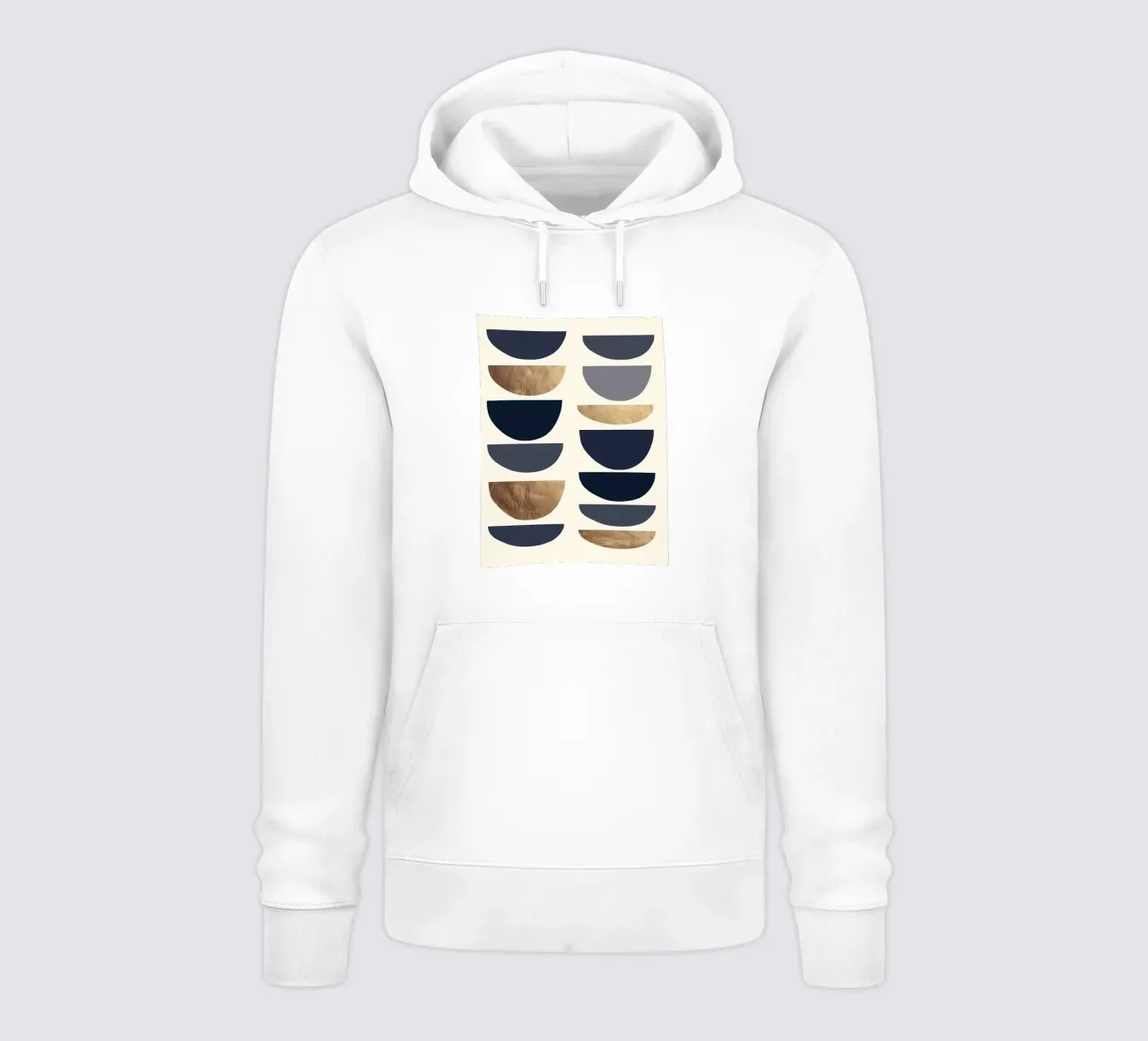 Minimalista felpa con cappuccio da stewar