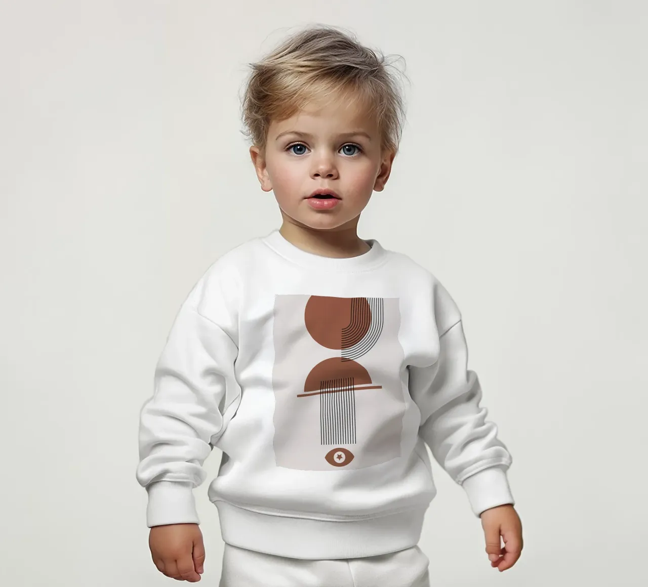 Minimalista felpa neonato da stewar