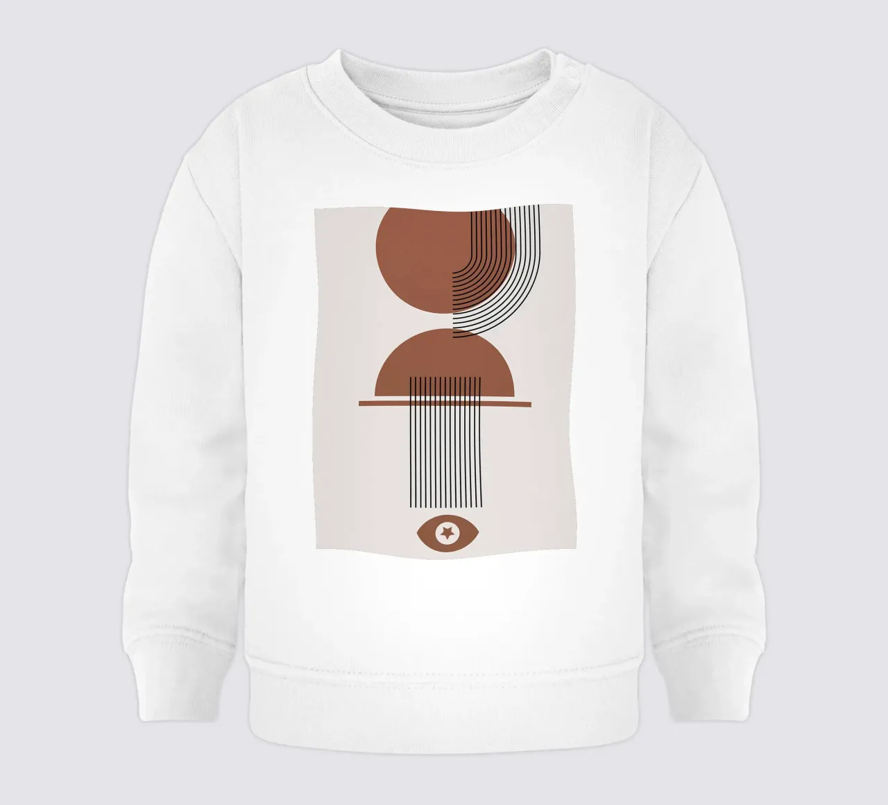 Minimalista felpa neonato da stewar