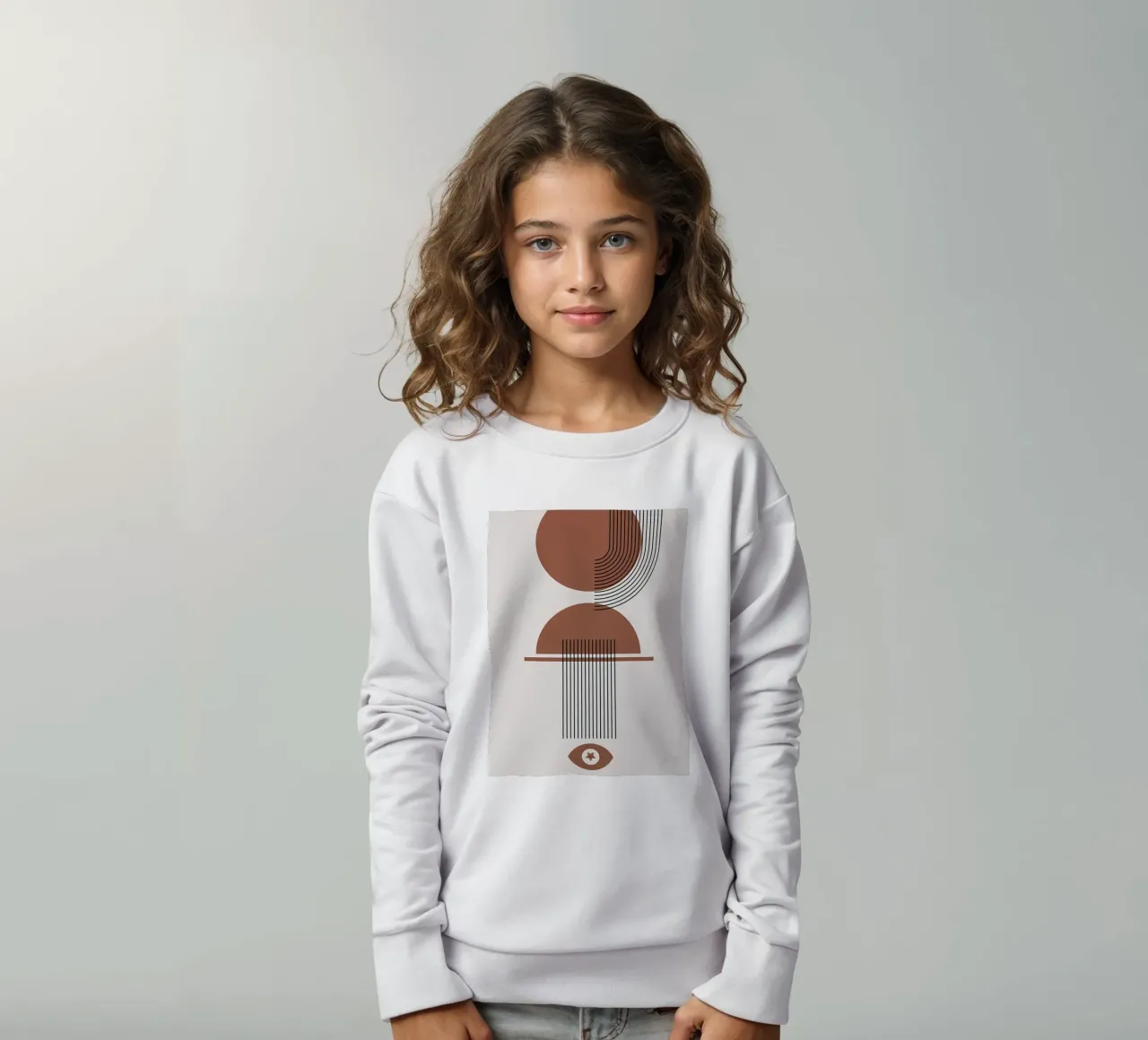 Minimalista felpa bambino da stewar