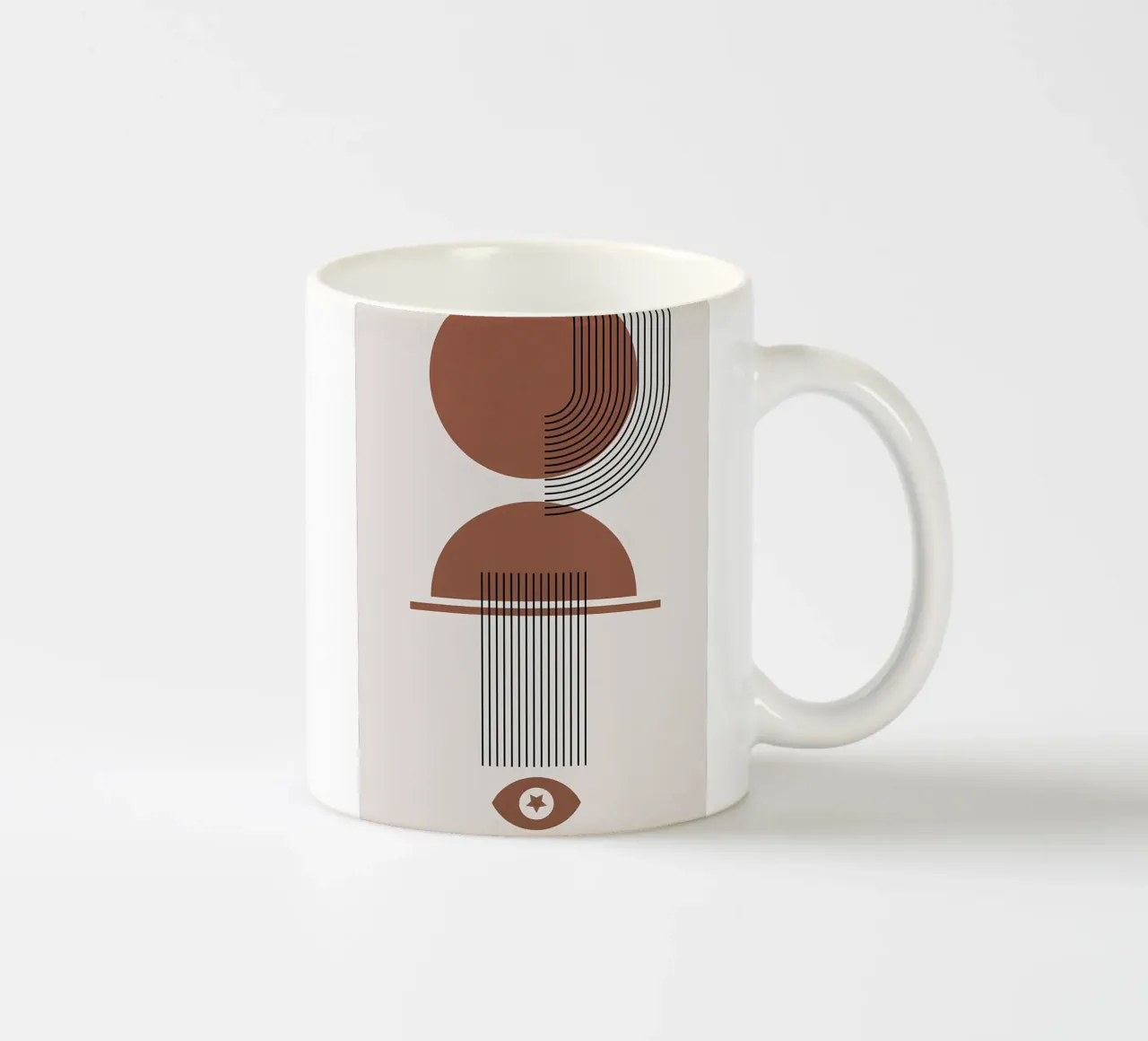 Minimalista tazza in ceramica da stewar