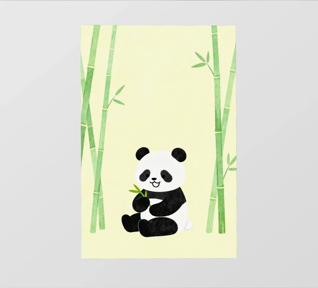Panda with Bamboo telo in pvc da EverLuvv Studio
