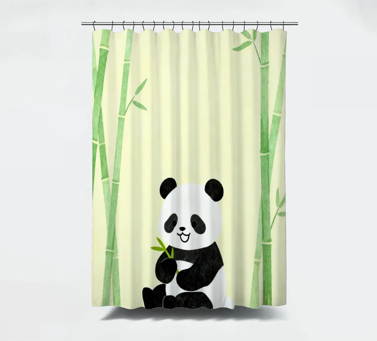Panda with Bamboo tenda da doccia da EverLuvv Studio
