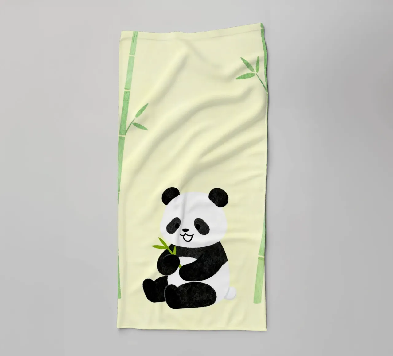 Panda with Bamboo asciugamano da bagno da EverLuvv Studio