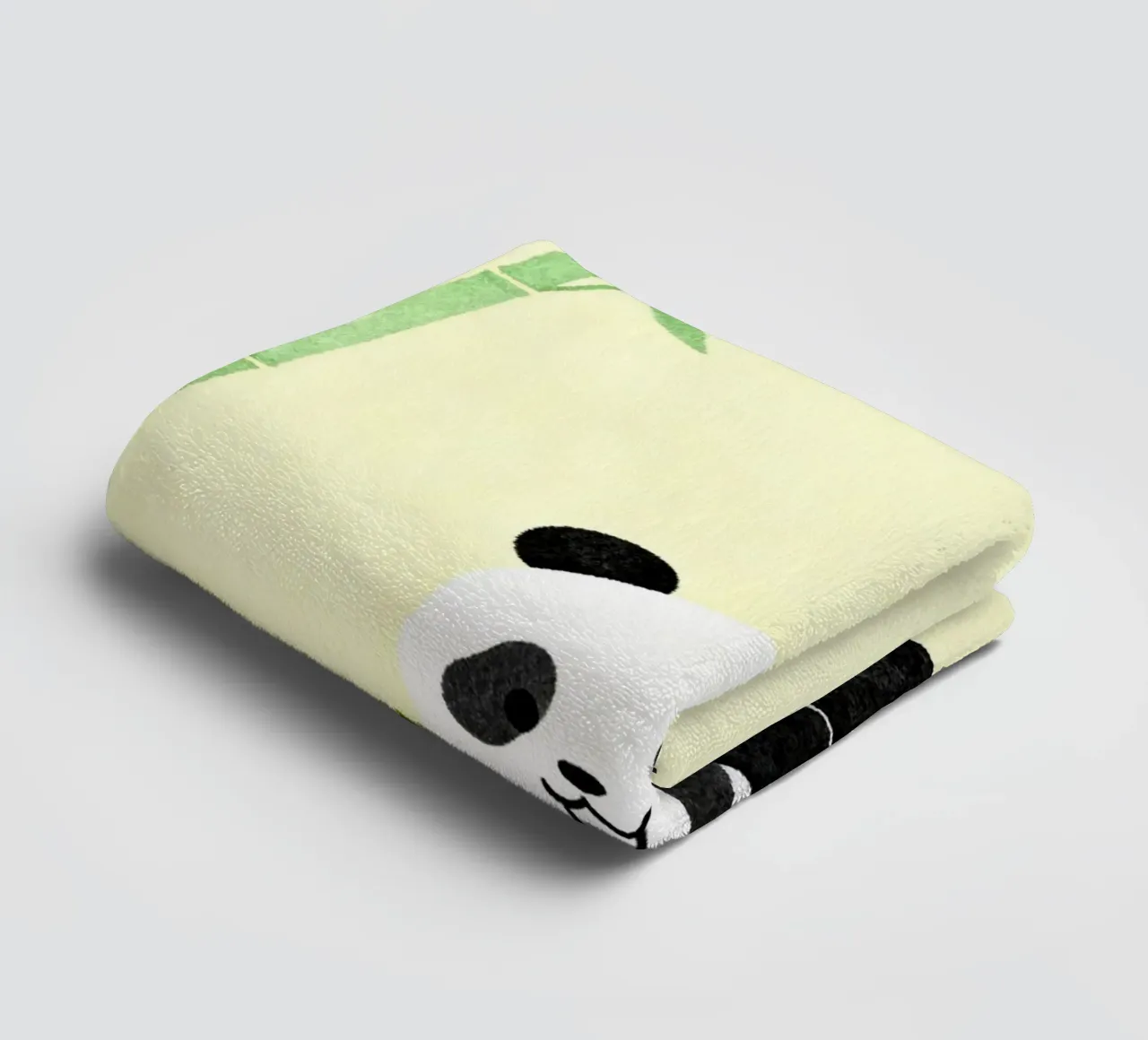 Panda with Bamboo asciugamano da bagno da EverLuvv Studio