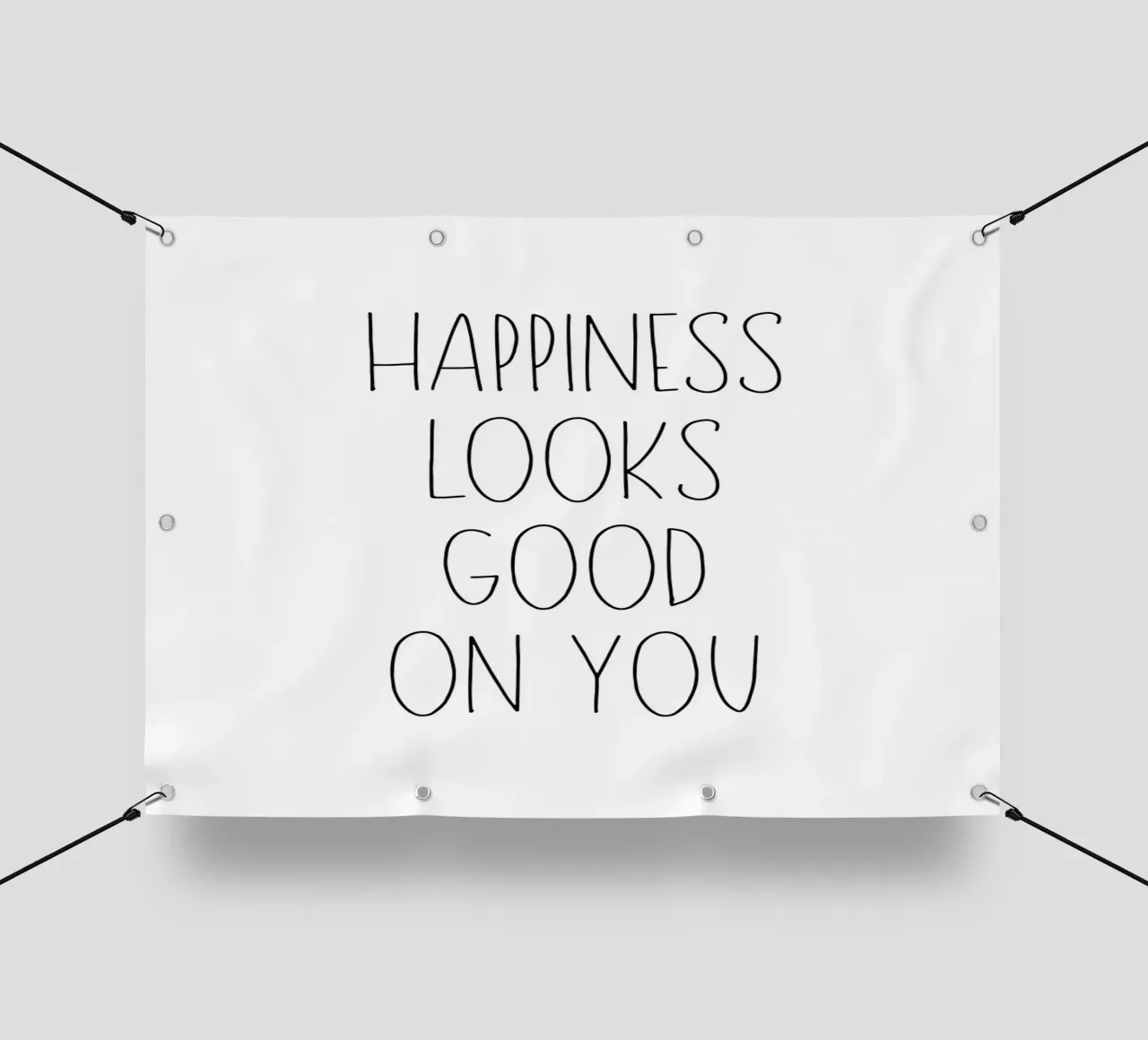 Happiness looks good on you telo in pvc da PinkCandyWalls