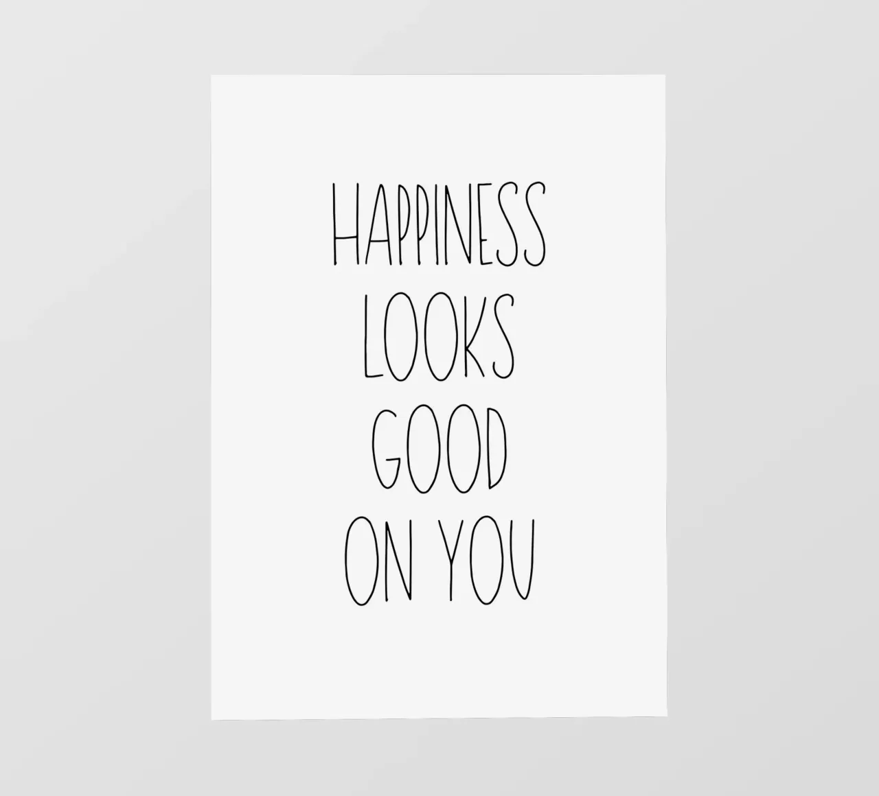 Happiness looks good on you telo in pvc da PinkCandyWalls
