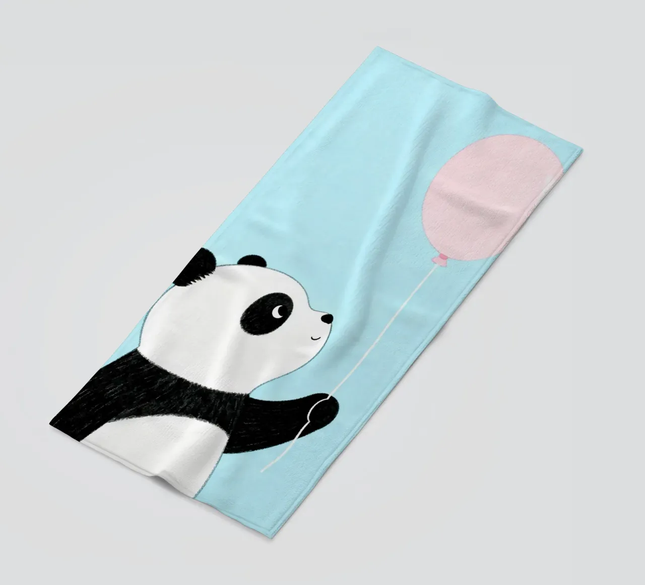 Cute Panda with Balloon telo mare da EverLuvv Studio