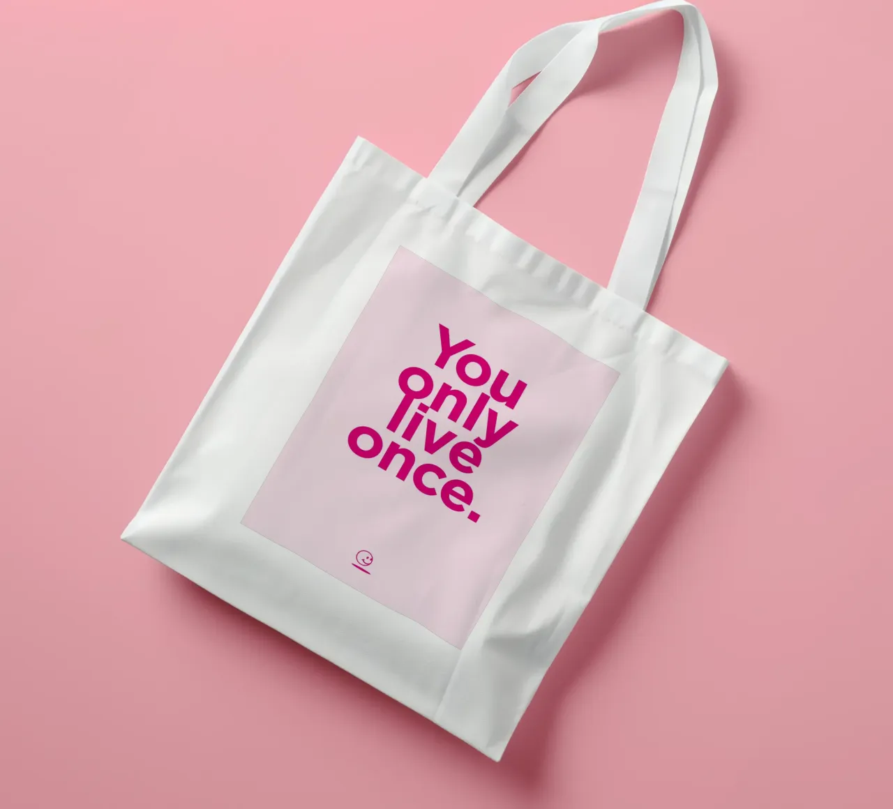 YOLO borsa in juta da Art Fart