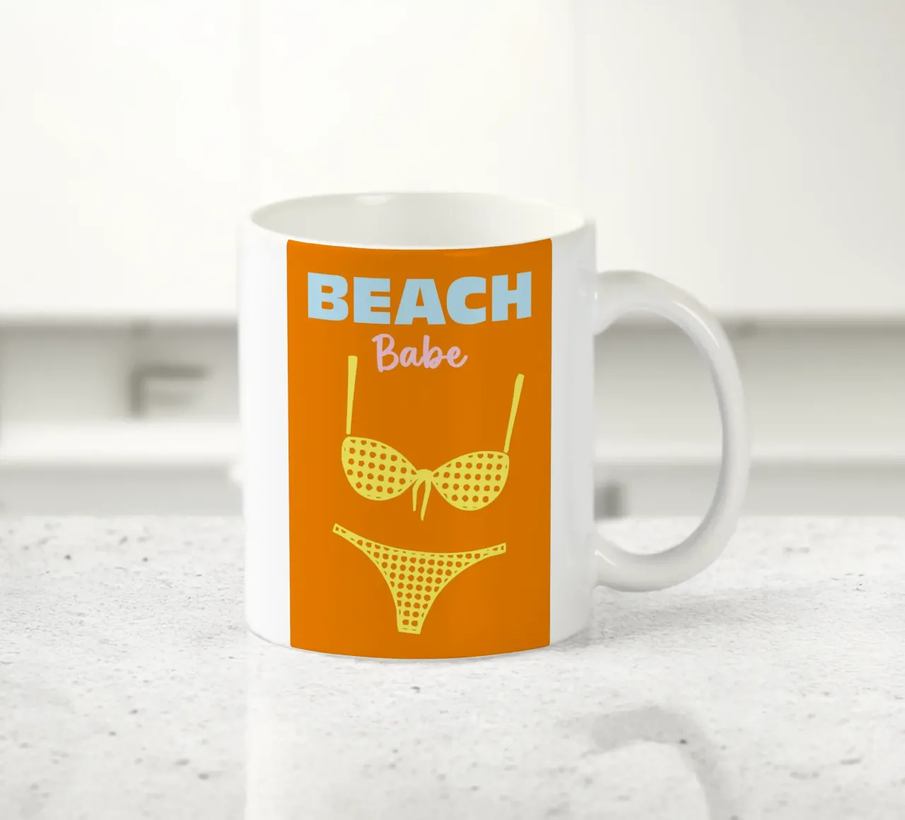 Beach Babe tazza in ceramica da Art Fart